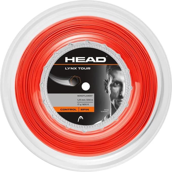 HEAD Lynx Tour Reel Rol Snaren 200m-Oranje