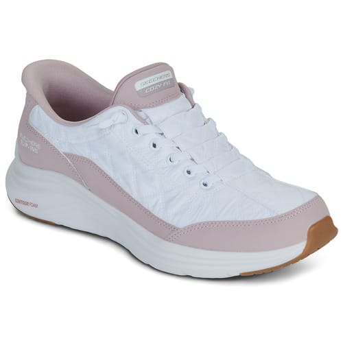 Skechers Contour Foam Cozy Fit Textiel Dames Lavendel Sneakers