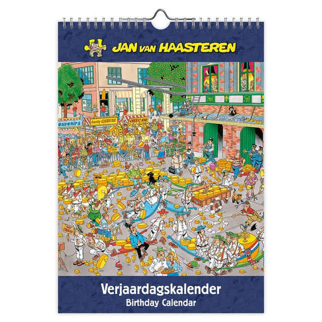 Jan van Haasteren verjaardagskalender - A4