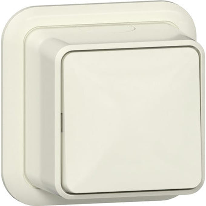 Gira Cross Tussen Schakelaar Crème Wit - 310710
