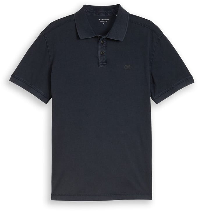 Tom Tailor - Poloshirt in used-look - Maat S - navy tonal stripe