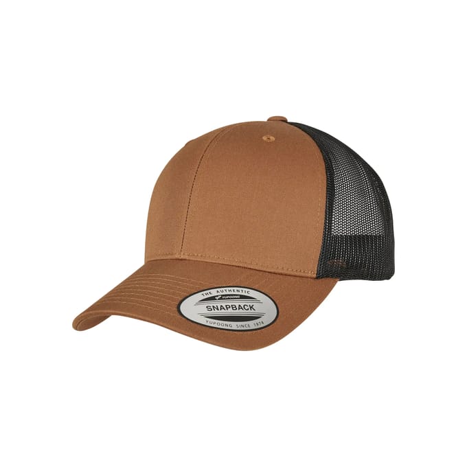 Flexfit - Retro Trucker 2Tone caramel/black one size Pet - Bruin/Zwart