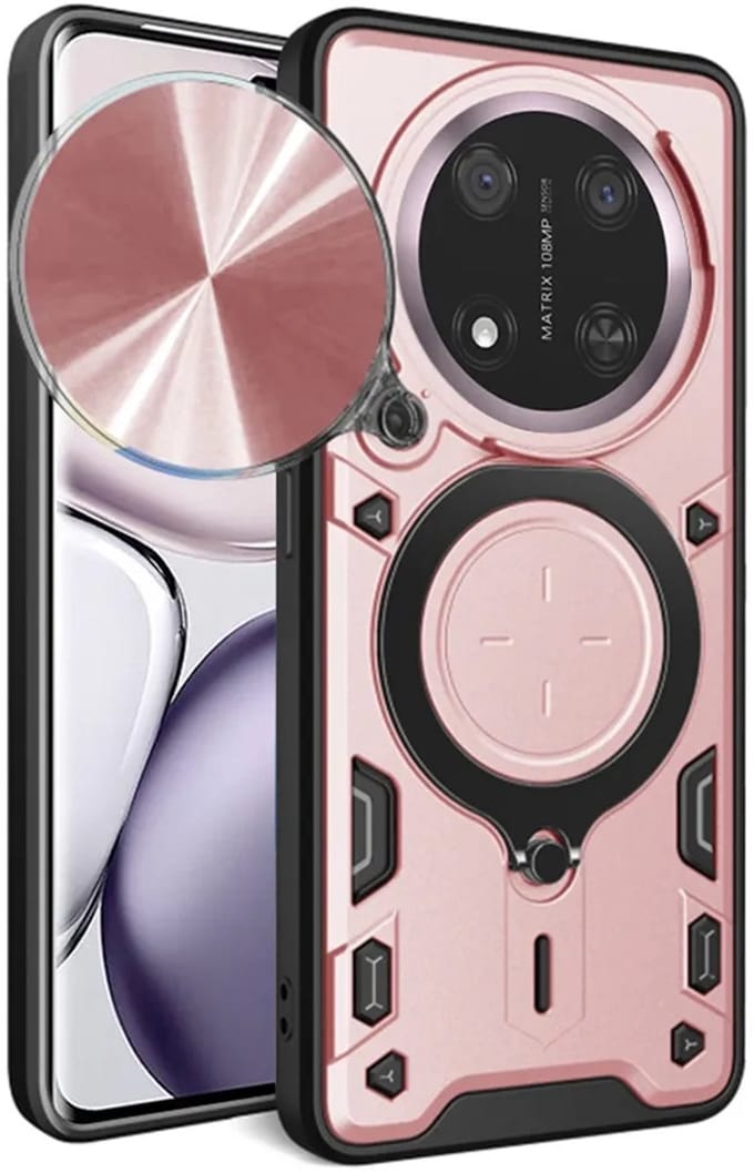 Hoesje geschikt voor HONOR Magic7 Lite/X9c - Techsuit CamGuard Pro Back Cover - Roségoud