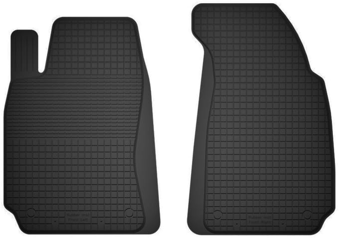 Wielganizator BasicProtect Serie - Rubber Automatten - Voor Volkswagen Passat B5 - 1,5 cm Rand - Set van 2