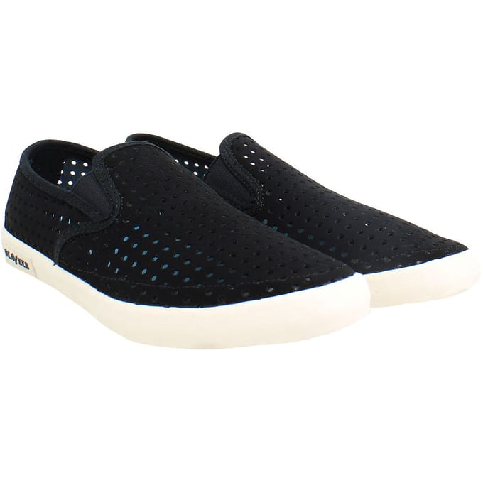Seavees Baja Portal Dames Zwarte Schoenen