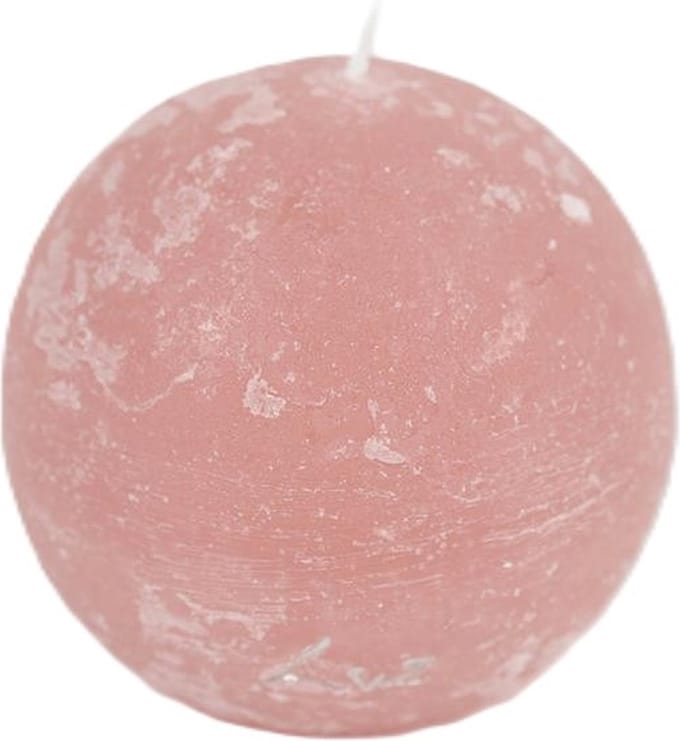 Rasteli Luz Your Kaars-Bolkaars Roze-Taupe Rosé D 8 cm Per 2 Stuks