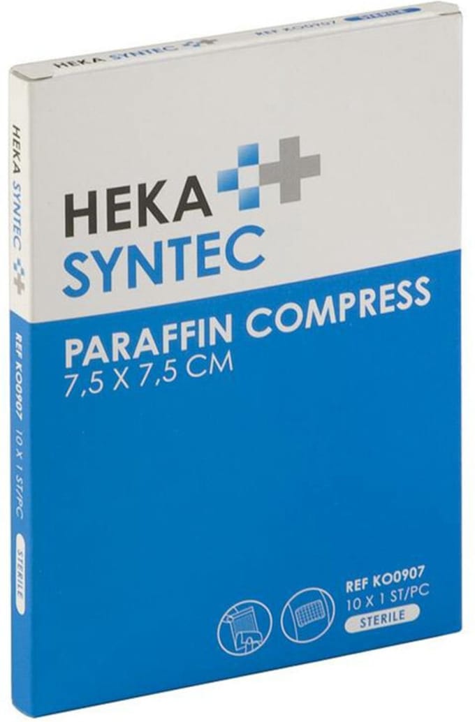 Heka Synthetisch zalfgaas 7.5 x 7.5cm 10 Stuks