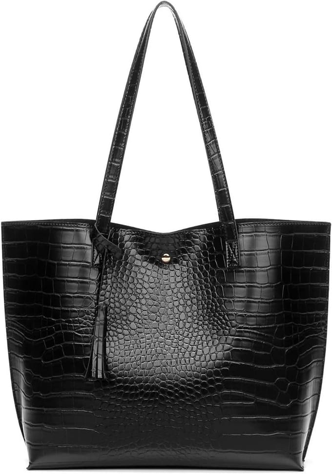 Grote dames schoudertas met veel ruimte - Casual tote bag