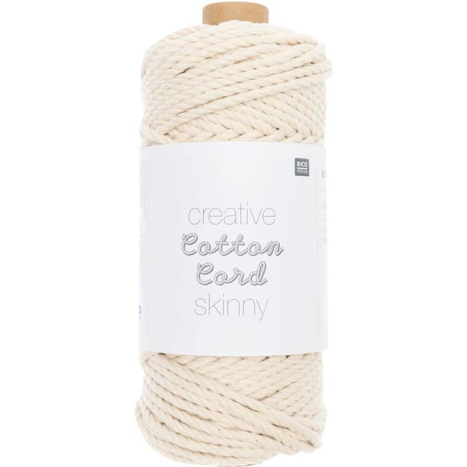 Rico Design Creative Cotton Cord Skinny - Natuur