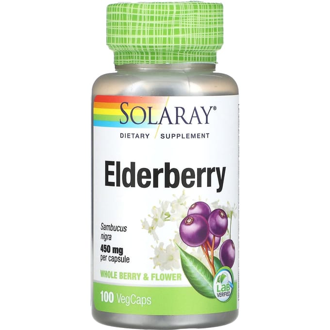 Vlierbes, 450 mg, 100 vegetarische capsules