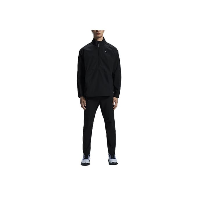All-Day Logo Half-Zip Waterdicht Jack Heren Jassen Zwart 1ME30400553 M black