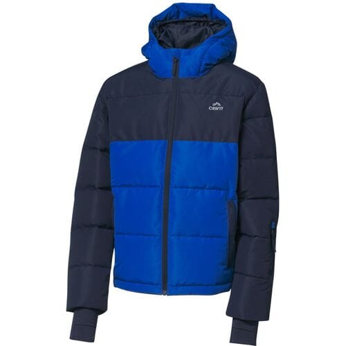 CRIVIT Kinder ski-jas (Blauw/donkerblauw, 146/152)