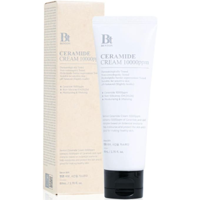 Benton Ceramide Crème 10000ppm 80ml – Verzachtende & Elasticiteit Verzorging white