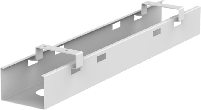 Kabelgoot voor onder bureau of zit-sta bureau - Wit - 60 cm