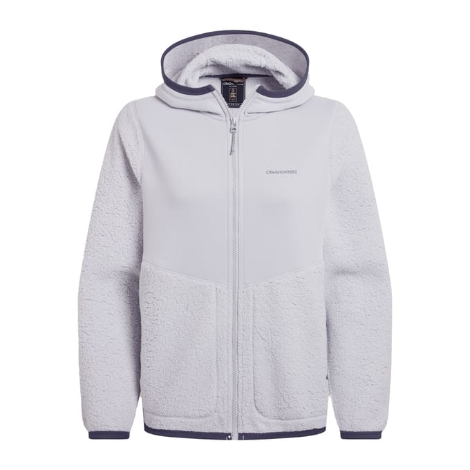 Craghoppers Dames/Dames Telesto Fleece Jas met Capuchon (Maangrijs)