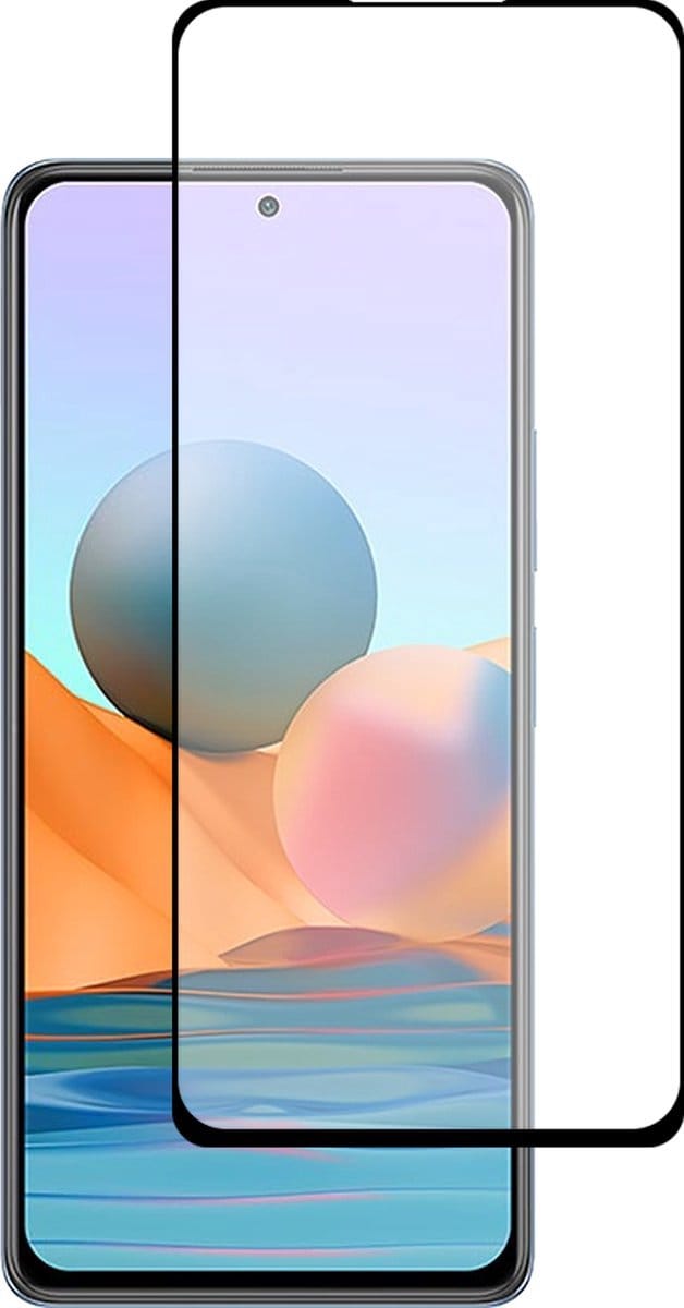 Full Cover Glass Screen Protector for Redmi Note 10 Pro _ Black