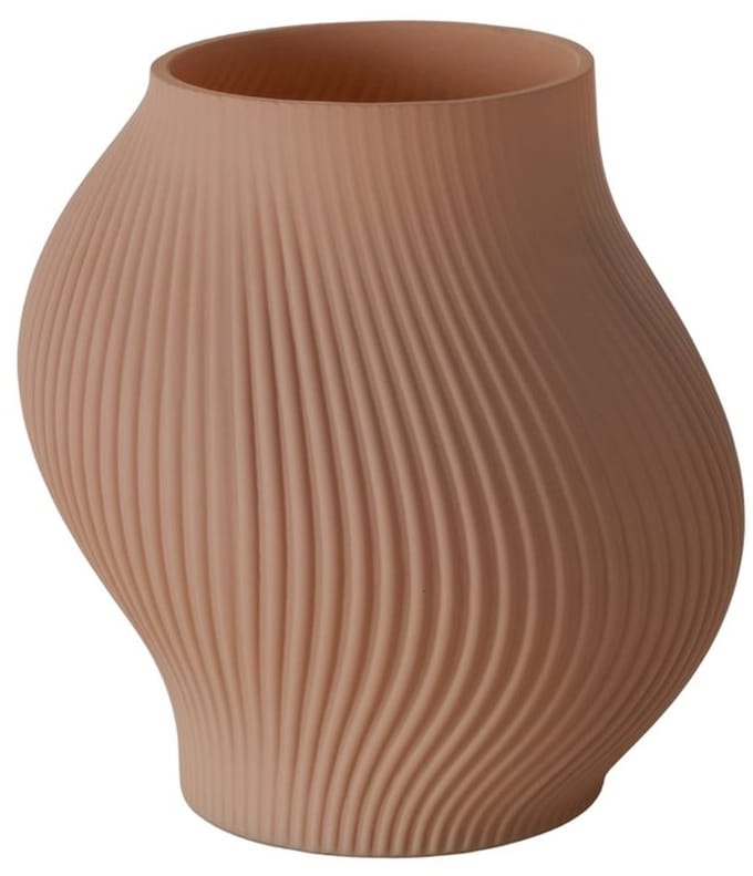 Boltze - Vaas - Bloemenvaas - Bruin - Glas - Handgemaakt - 20x17cm