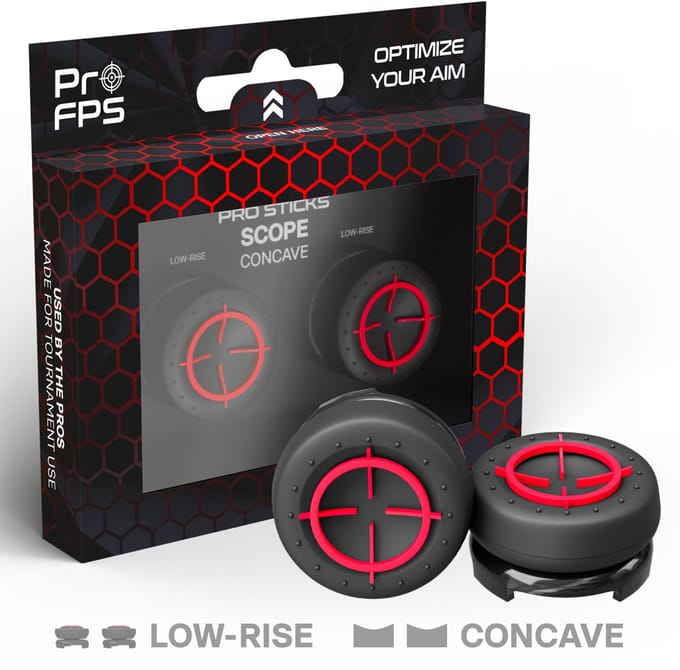 ProFPS Thumbsticks - Thumb Grips - Concave Set - Geschikt voor PS5