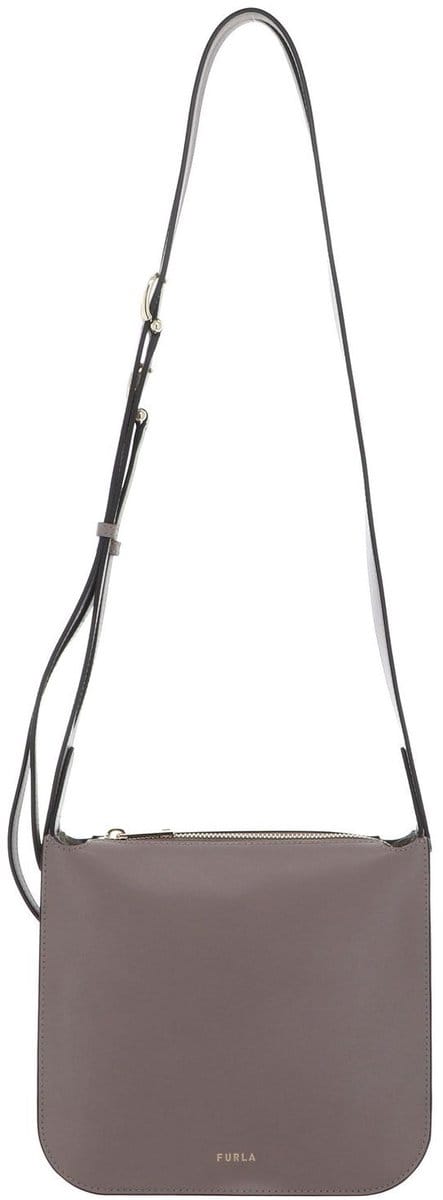 FURLA Leren schoudertas Ava Crossbody Mauve
