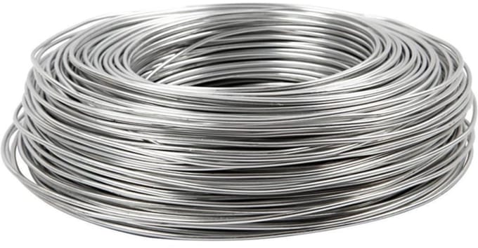Aluminiumdraad voor punniken 76m 2,5mm
