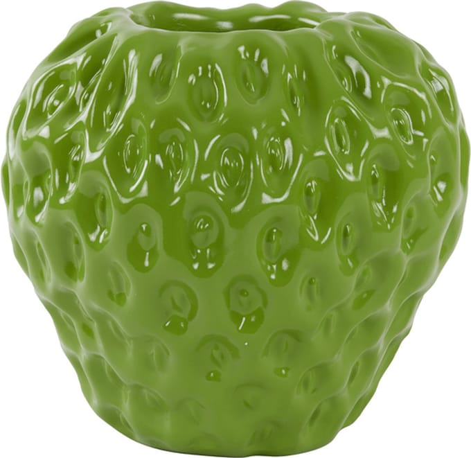 D - Light & Living - Vaas STRAWBERRY - 35x34x33cm - Groen