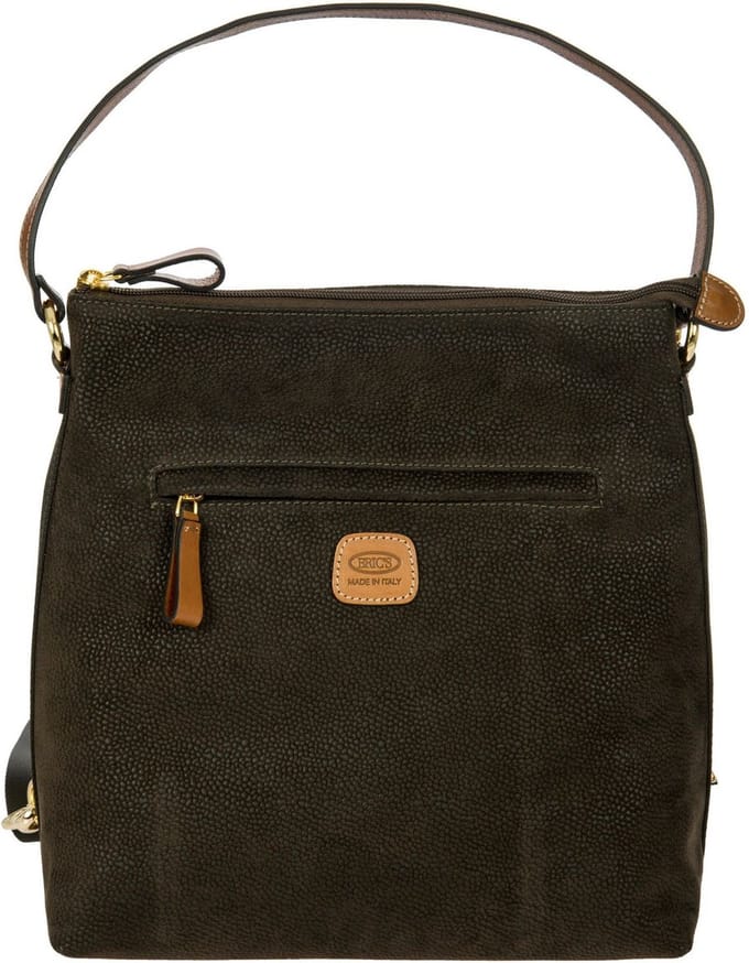 BRIC'S Schoudertas Life Bag / Backpack Olive Groene