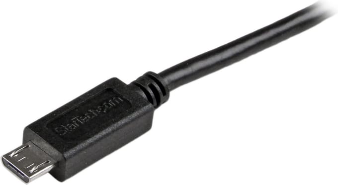 StarTech.com Mobile Charge Sync USB to Slim Micro USB Cable for Smartphones and Tablets