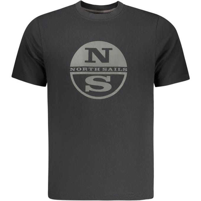 North Sails Zwarte Katoenen Heren T-Shirt