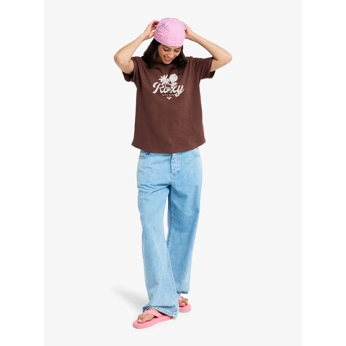 T-shirt dames Roxy Oceanwave Regular Slub