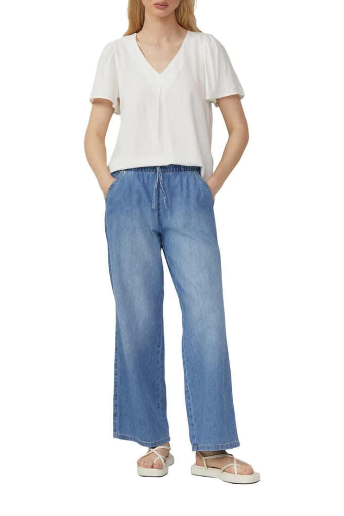s.Oliver -qs Blouses Offwhite Taglia: 34 | Magliette intime Outlet | Donna | Bianco
