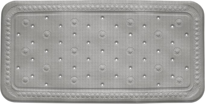 Kreta Badmat anti slip - Grijs - Kela
