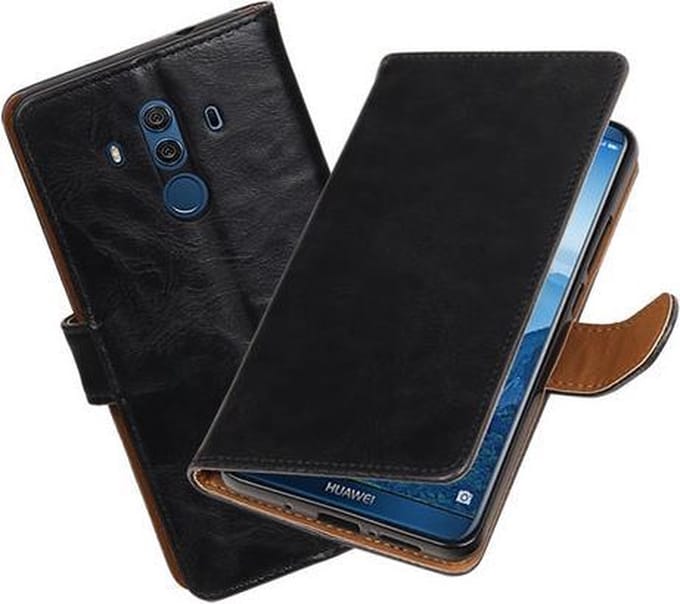 BestCases - Huawei Mate 10 Pro Pull-Up booktype hoesje zwart