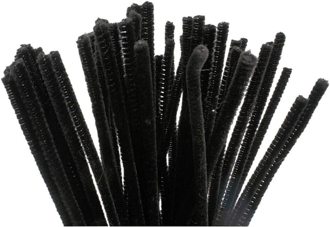 Creativ Company Chenille Black 30cm 50 pcs.