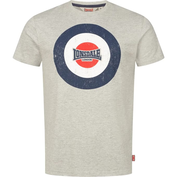Lonsdale London TREVOSE Heren T-shirt - gemêleerd grijs - S