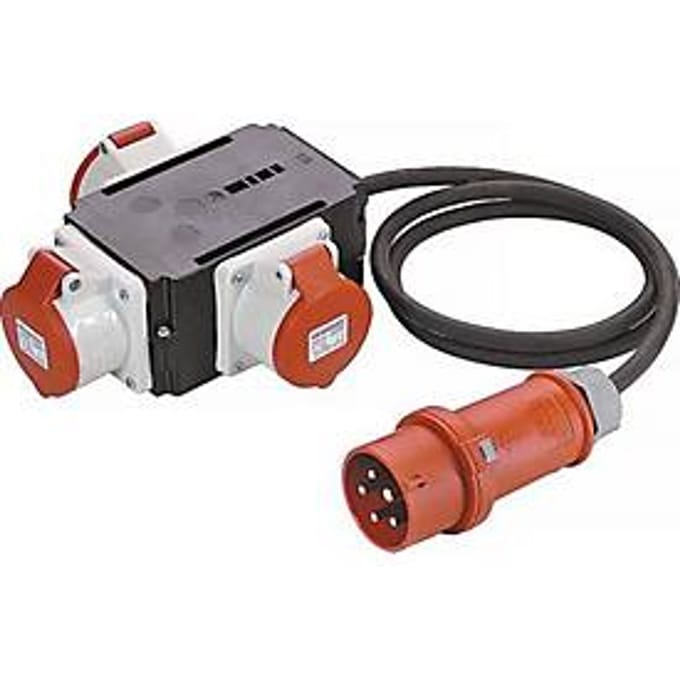 Compacte verdeler MIXO NECKAR CEE-16 A,5-polig 3xCEE 400V AS-SCHWABE