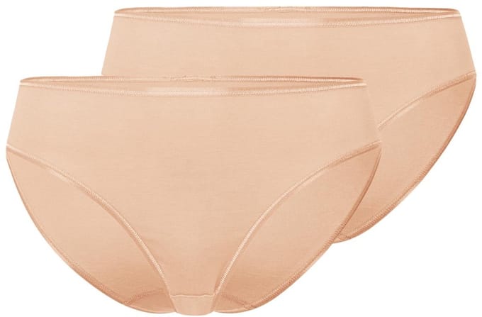 Hanro Dames midi slip 2 pack Cotton Seamless