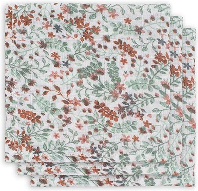 Jollein Monddoekjes Hydrofiel | Bloom | 3pack