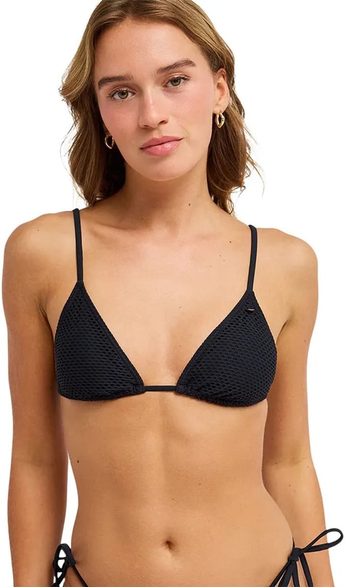 Roxy Island Tiki Triangle Bikinitop Zwart M Vrouw