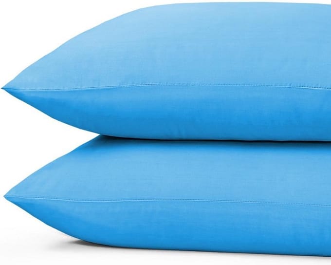 Princess Line Kussenslopen 100% Zachte Katoen - 60x65 cm - (set van 2 stuks) - Turquoise