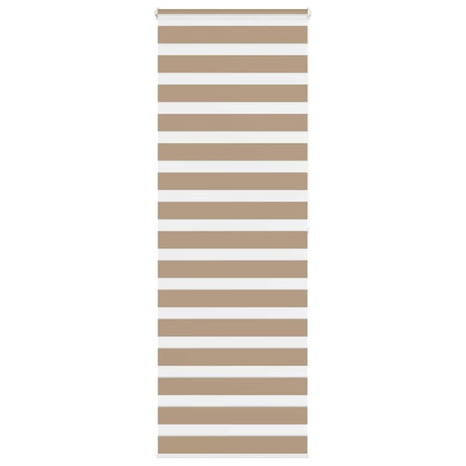 vidaXL - Zebra - Blind - 90x200 - cm - stofbreedte - 85,9 - cm - polyester - zandbruin