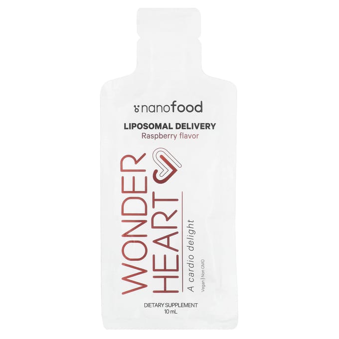 Codeage, Wonder Heart, CoQ10 Liposomal, Saveur Framboise, 30 sachets, 10 ml (0,3 fl oz) chaque