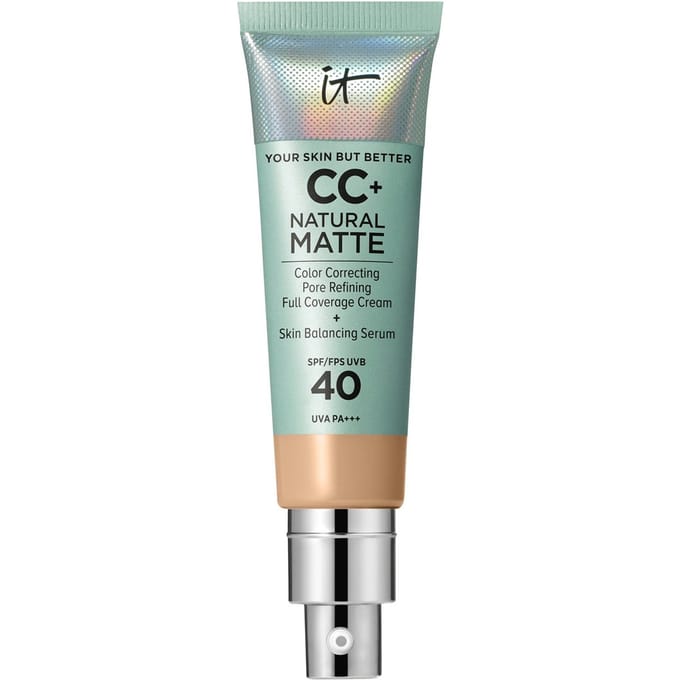 It Cosmetics Your Skin But Better CC+ Natural Matte SPF40 Foundation - Matte & Stralende Finish - Medium - 32ml