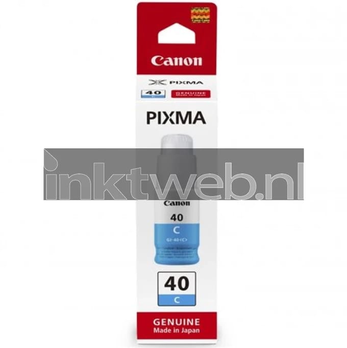 Canon GI-40C inktfles cyaan (origineel)
