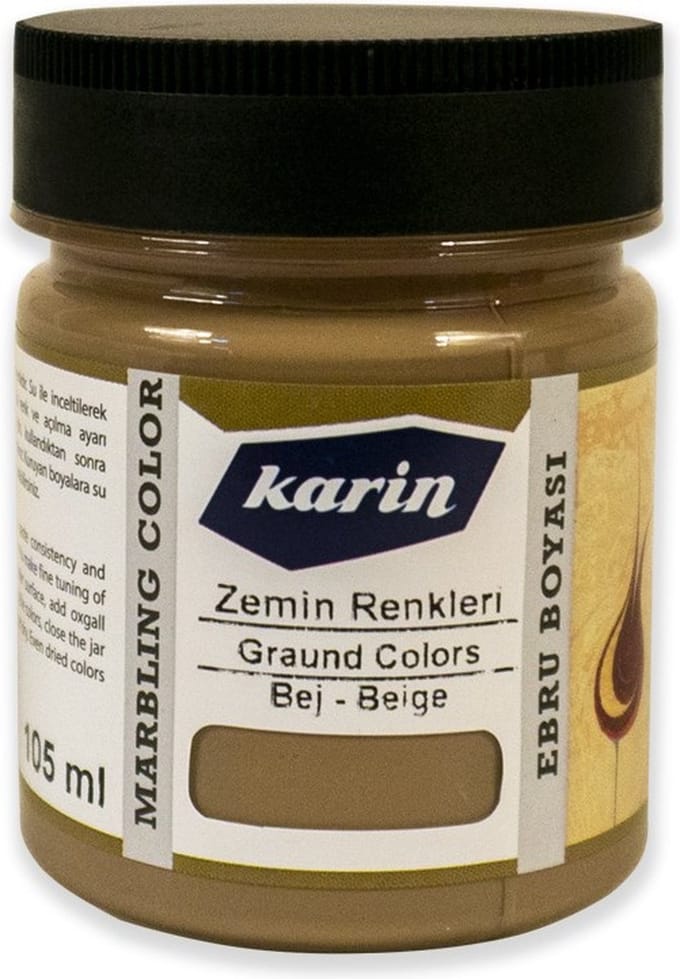 Ebru / Papiermarmer Verf - Beige - 105 ml