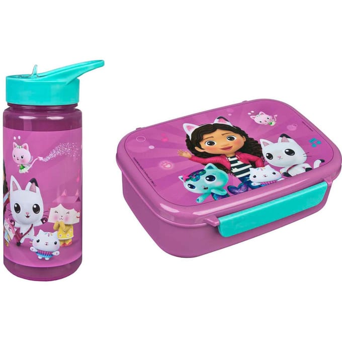 Gabby's Dollhouse Gabby's Dollhuse - Lunch box & bottle set
