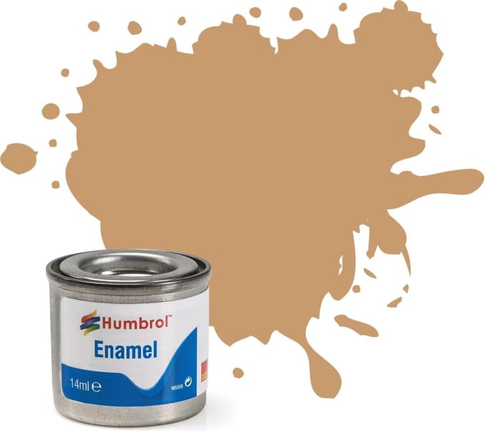 Humbrol Emailleverf Mat - 14 ml - No. 94 Brown Yellow