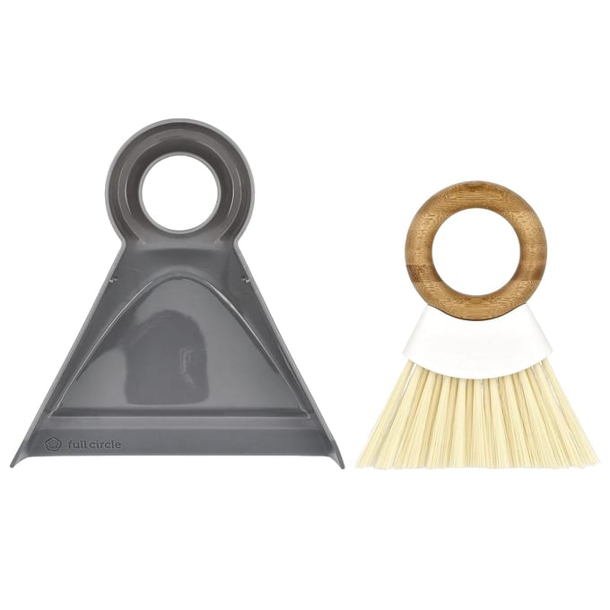 Tiny Tea™, Mini Borstel + Stoffer Set, 1 Stuk brown