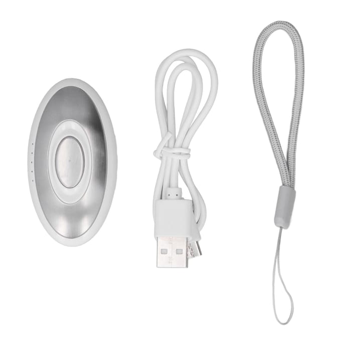 Microstroom Slaaphulpmiddel Verlicht Angst USB Oplaadbaar Handheld Snel Slaap Instrument white