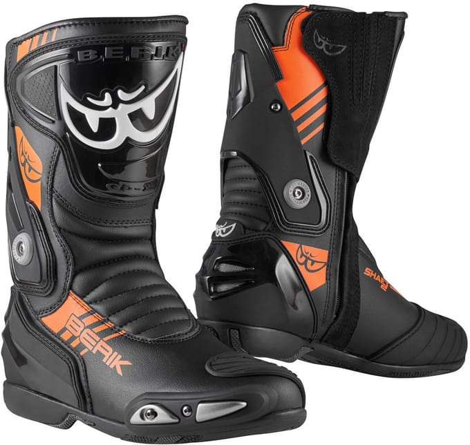 Berik Shaft 3.0 Zwart Oranje Motorlaarzen - Laars
