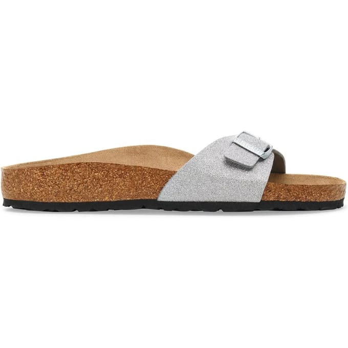 Damessandalen Birkenstock Madrid BS Synthetik Shiny Glitter Silver